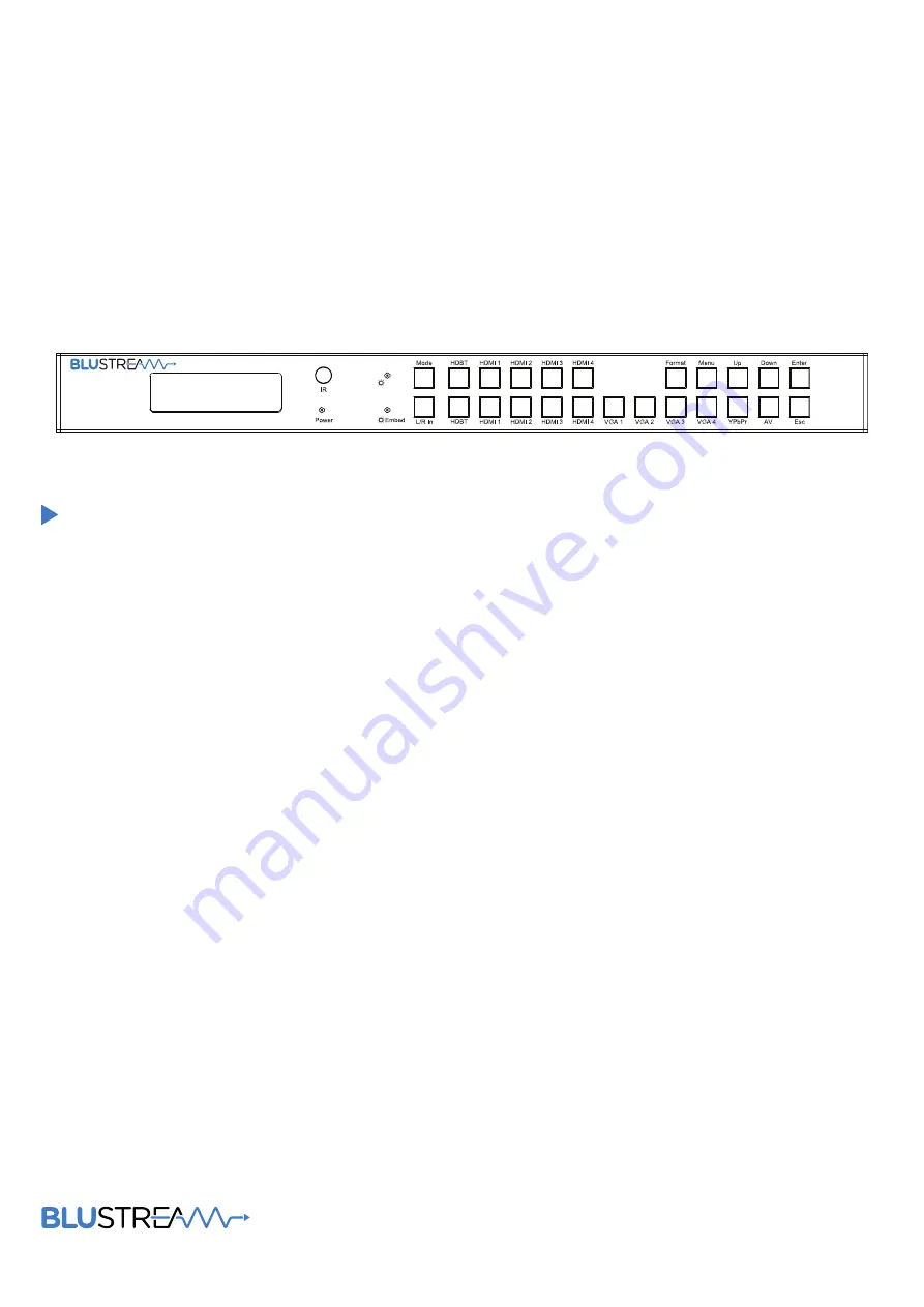 BluStream MFP112 User Manual Download Page 1