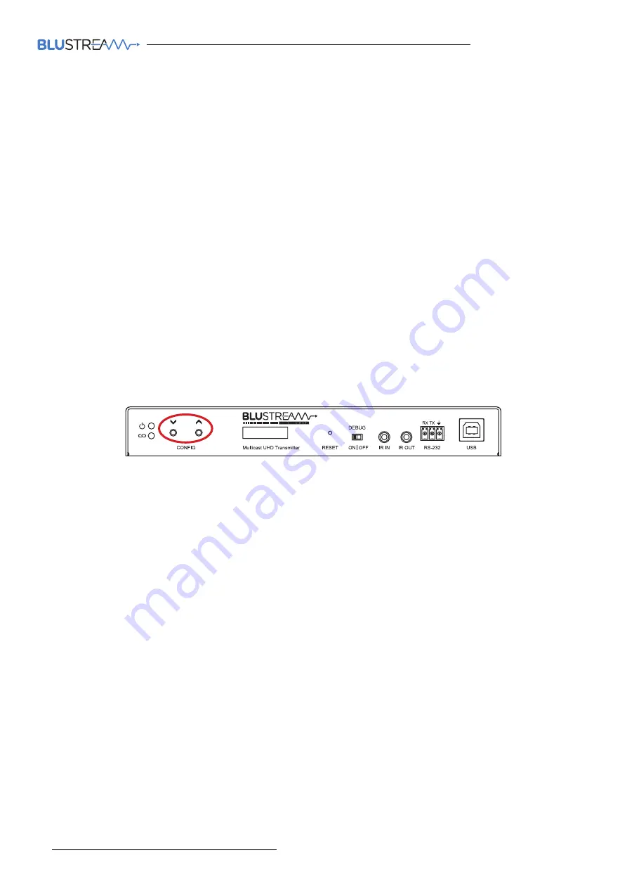 BluStream Multicast IP250UHD-RX User Manual Download Page 20