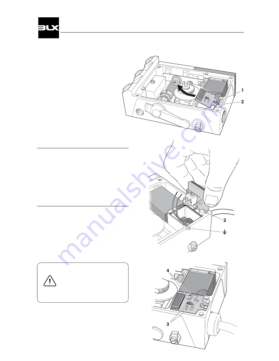 BLX v100 positioner Installation, Operating And Maintenance Instructions Download Page 12