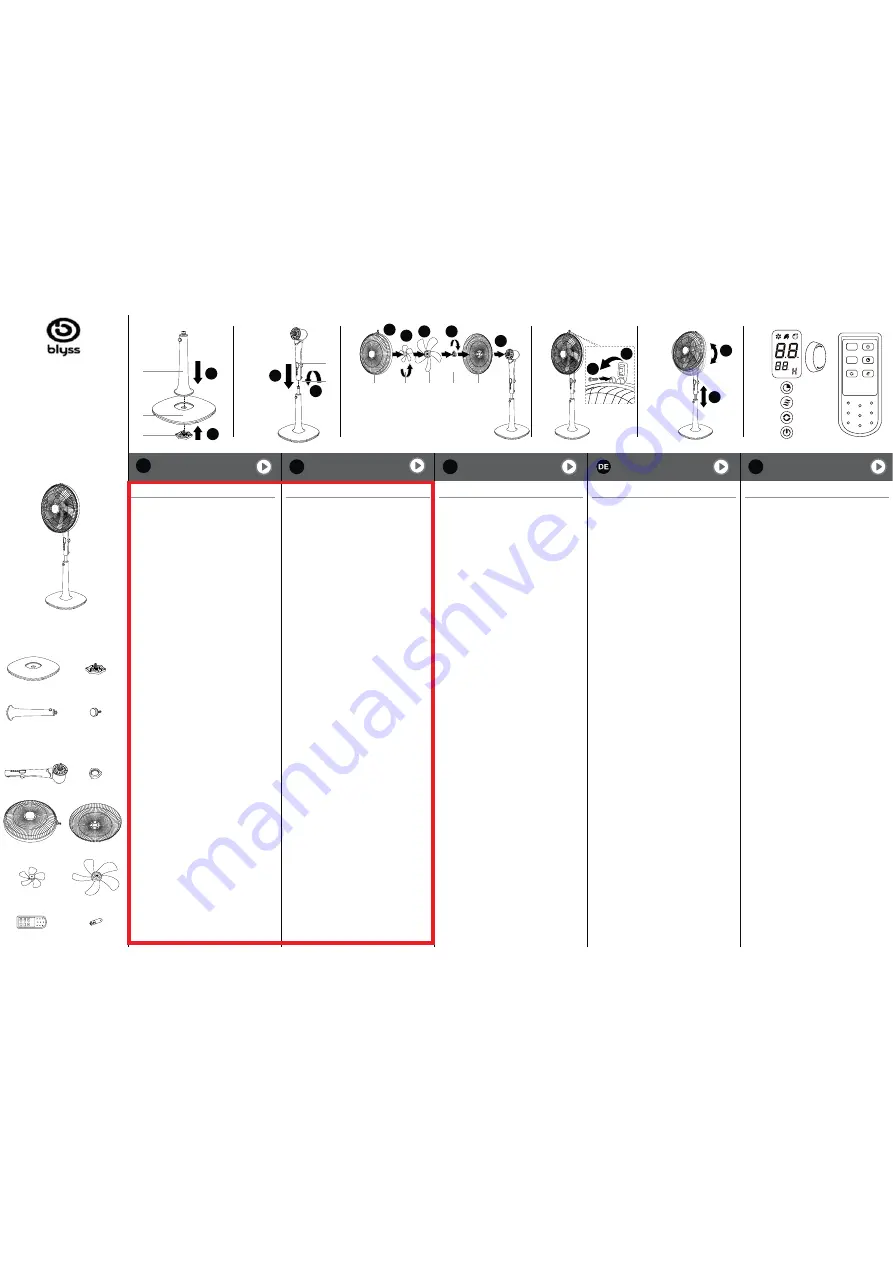 Blyss FS40-16FR Original Instructions Manual Download Page 1