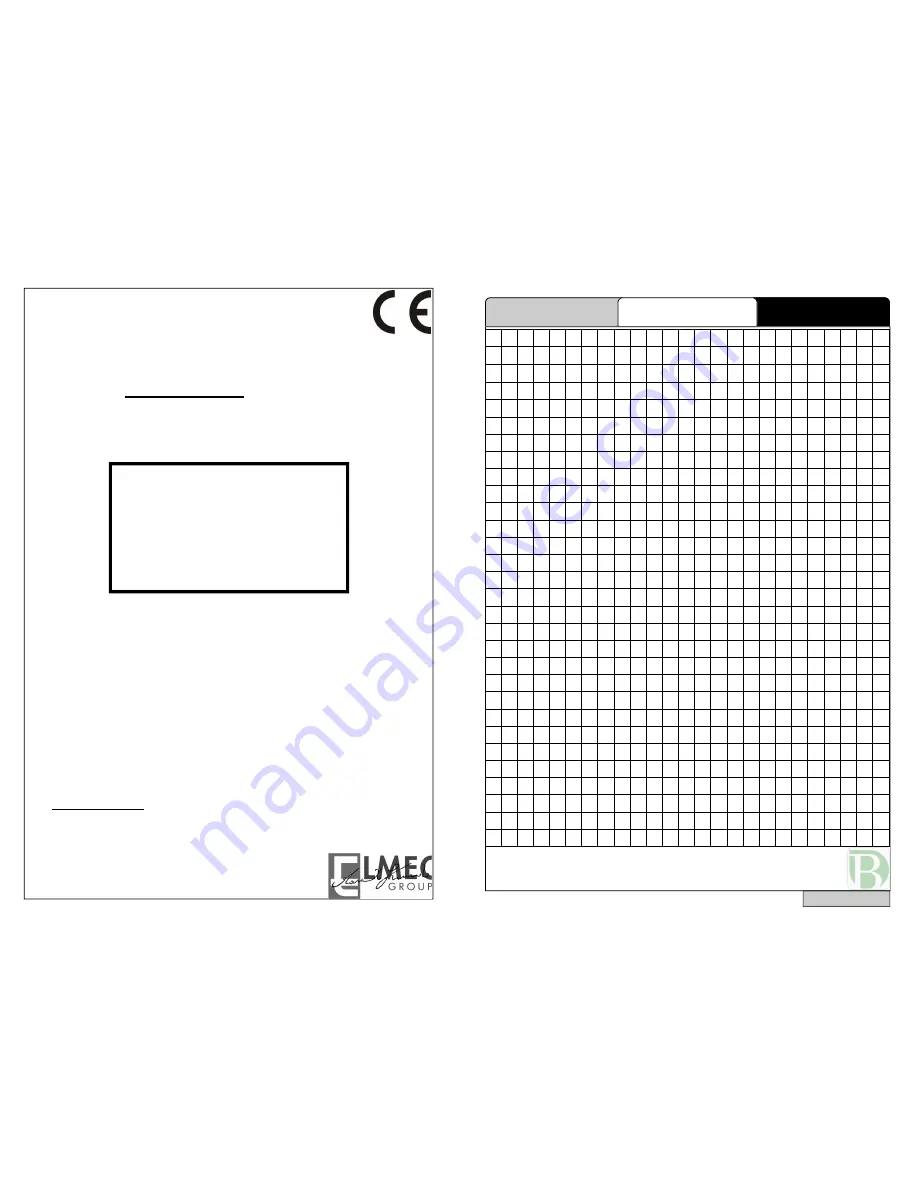 Bmax Technology B-MAX 100 Instructions For Use And Maintenance Manual Download Page 2