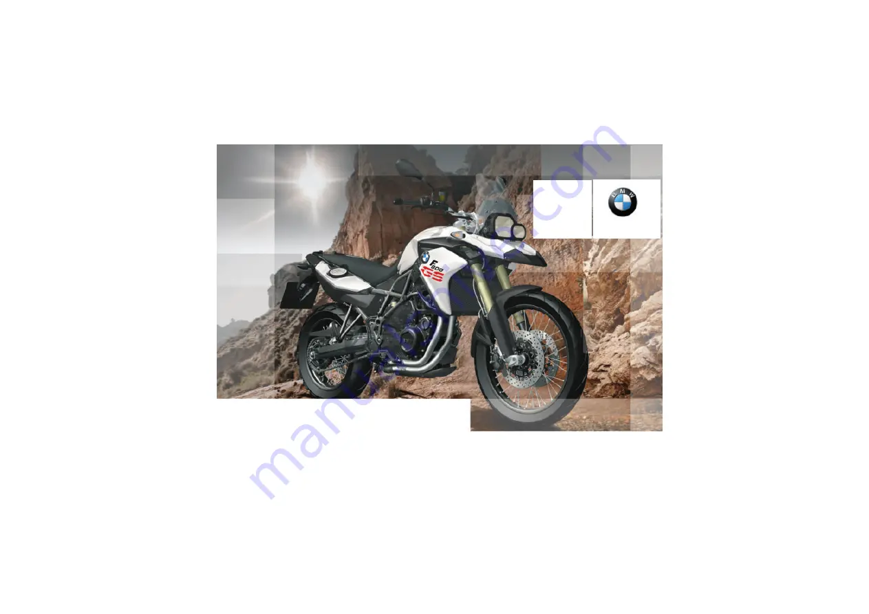 BMW Motorrad F 800 GS Скачать руководство пользователя страница 1