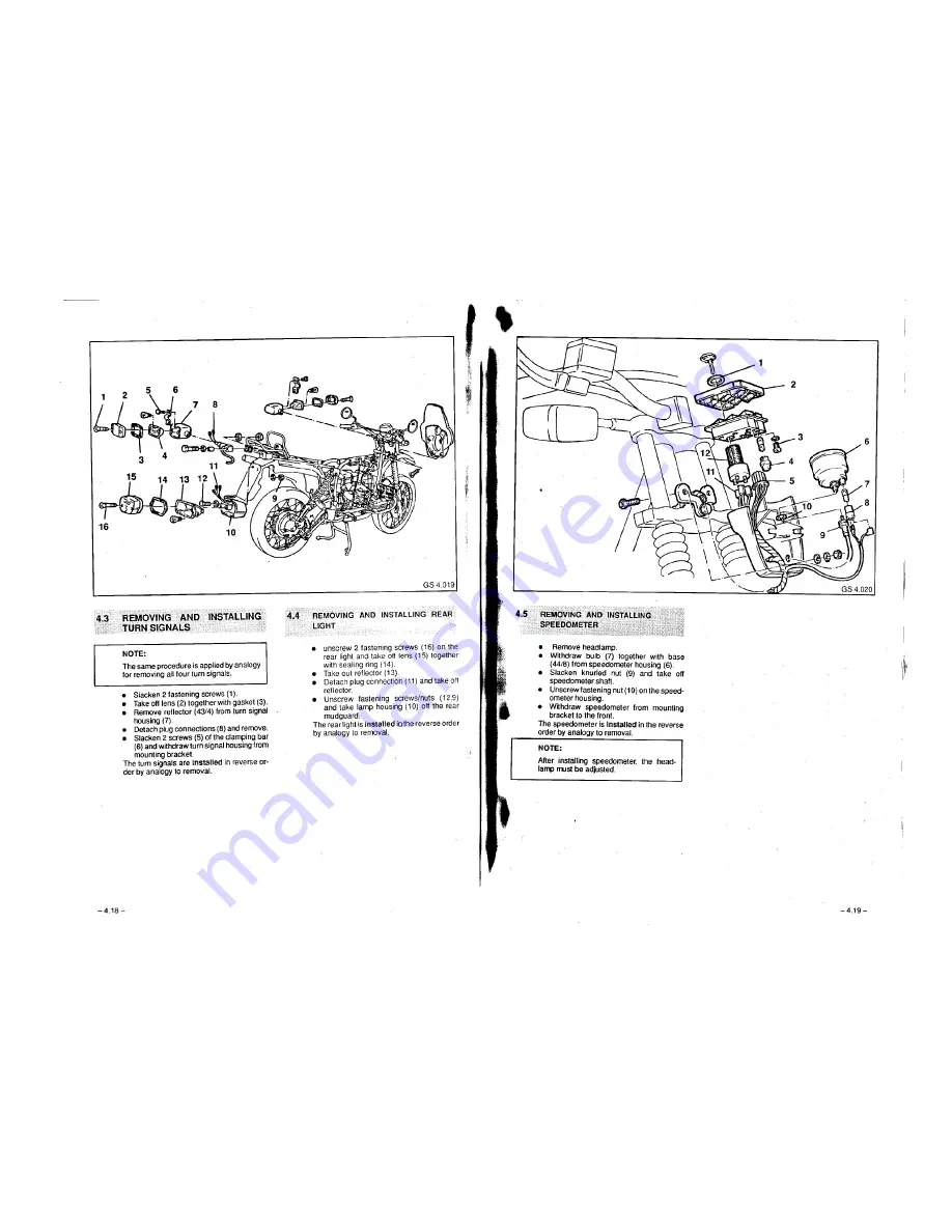 BMW Motorrad R 100 GS Repair Manual Download Page 42