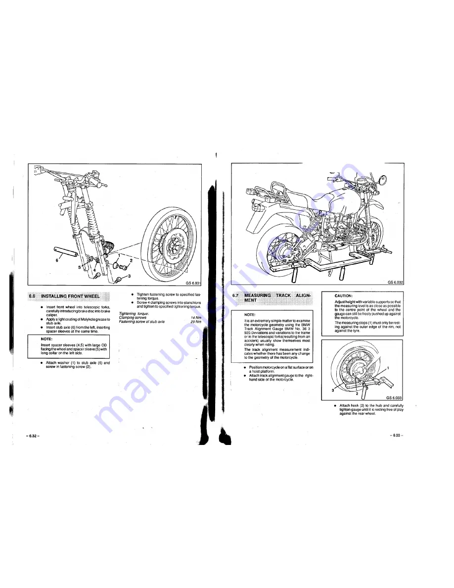 BMW Motorrad R 100 GS Скачать руководство пользователя страница 87