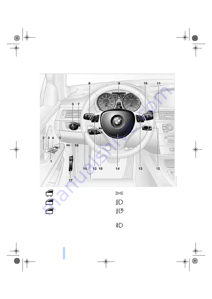 BMW 328i xDrive Owner'S Manual Download Page 12