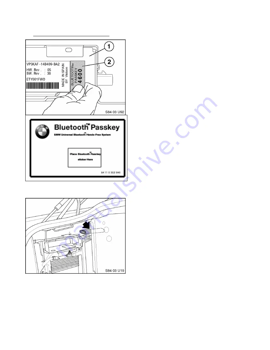 BMW B84 02 03 Installation Instructions Manual Download Page 6