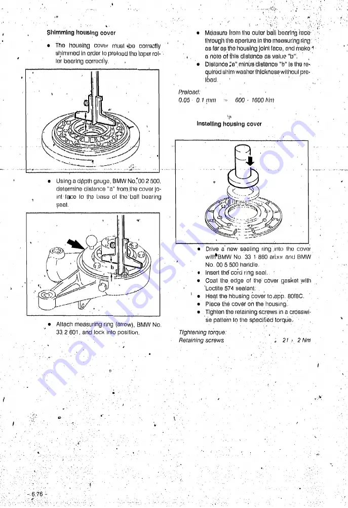 BMW K100RS 16V Repair Manual Download Page 220