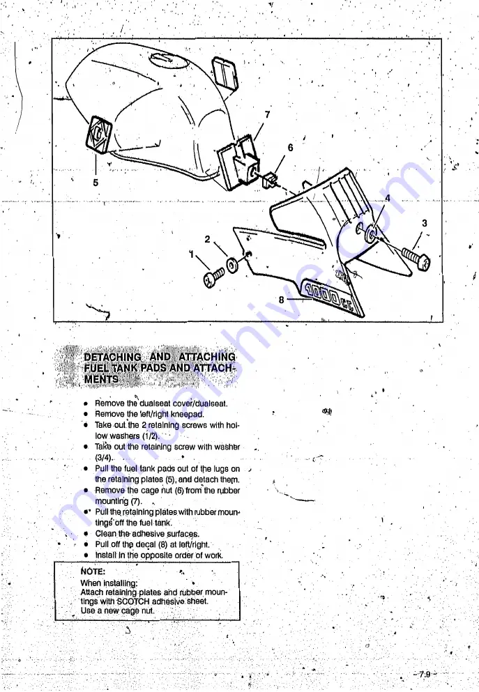 BMW K100RS 16V Repair Manual Download Page 242