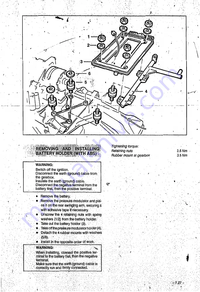 BMW K100RS 16V Repair Manual Download Page 260