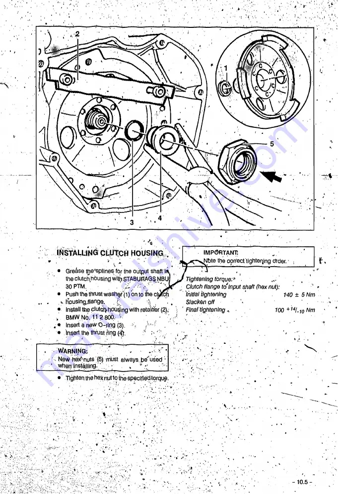 BMW K100RS 16V Repair Manual Download Page 293