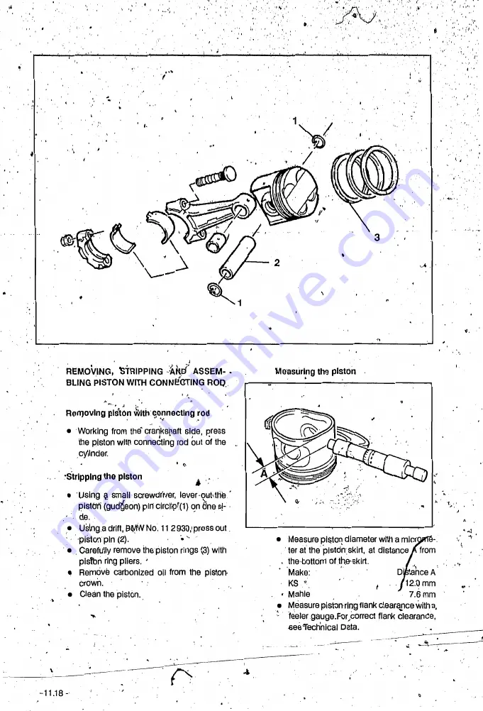 BMW K100RS 16V Repair Manual Download Page 320