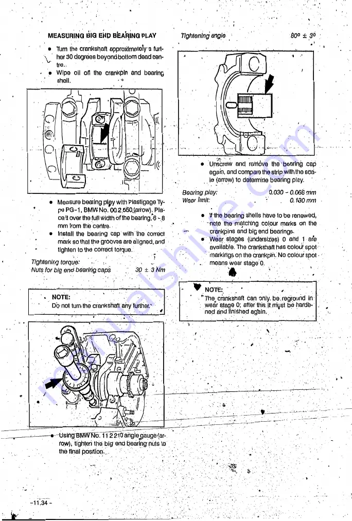 BMW K100RS 16V Repair Manual Download Page 336