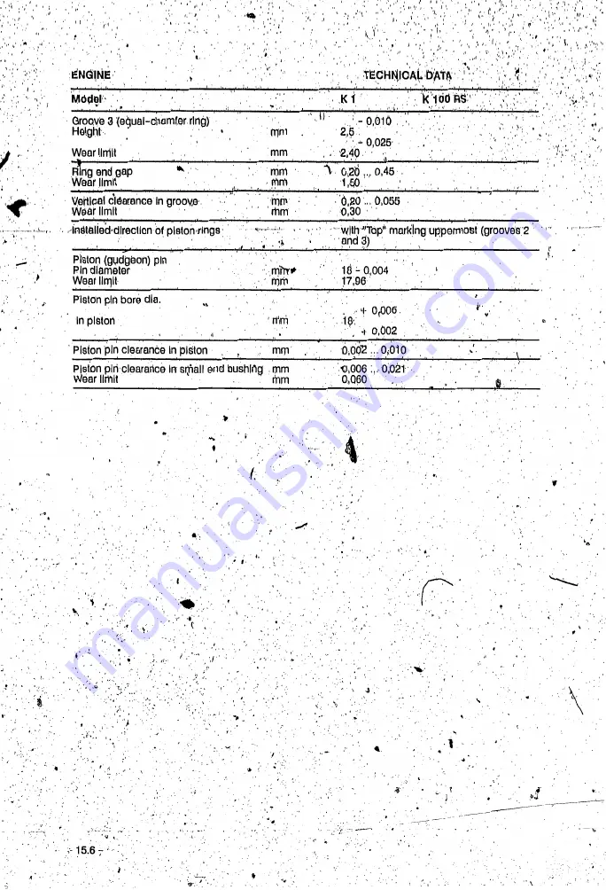 BMW K100RS 16V Repair Manual Download Page 396