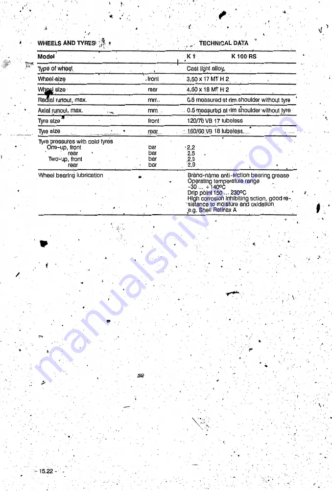 BMW K100RS 16V Repair Manual Download Page 404