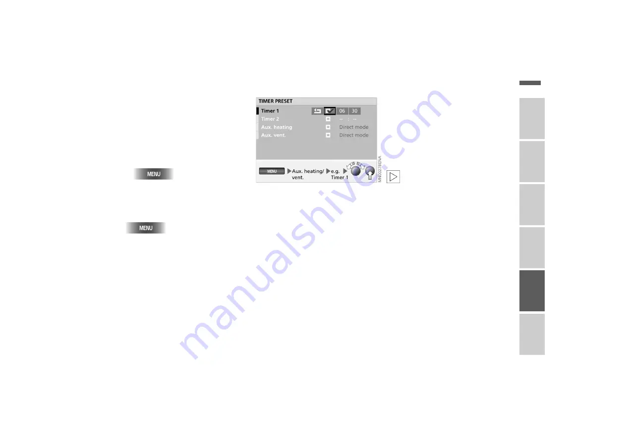 BMW ONBOARD COMPUTER Operating Instructions Manual Download Page 90