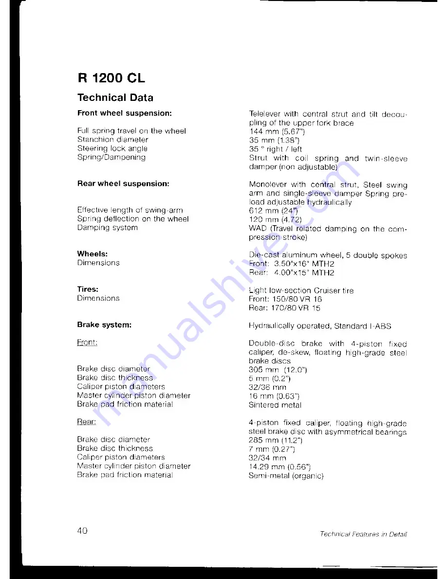 BMW R 1200 CL Service Manual Download Page 42