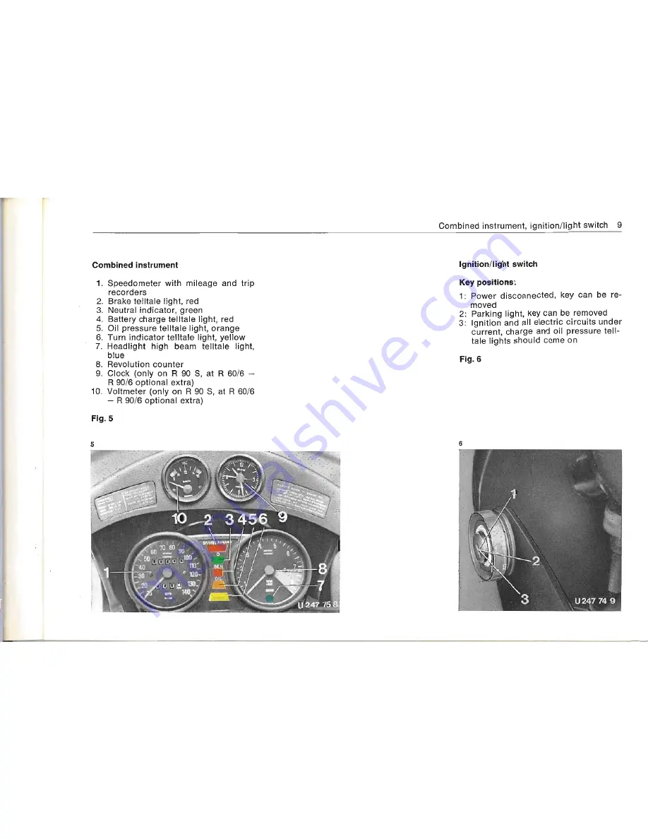 BMW R60/6 Owner'S Manual Download Page 10