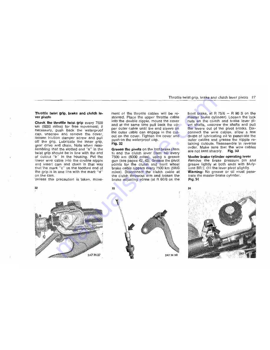 BMW R60/6 Owner'S Manual Download Page 28