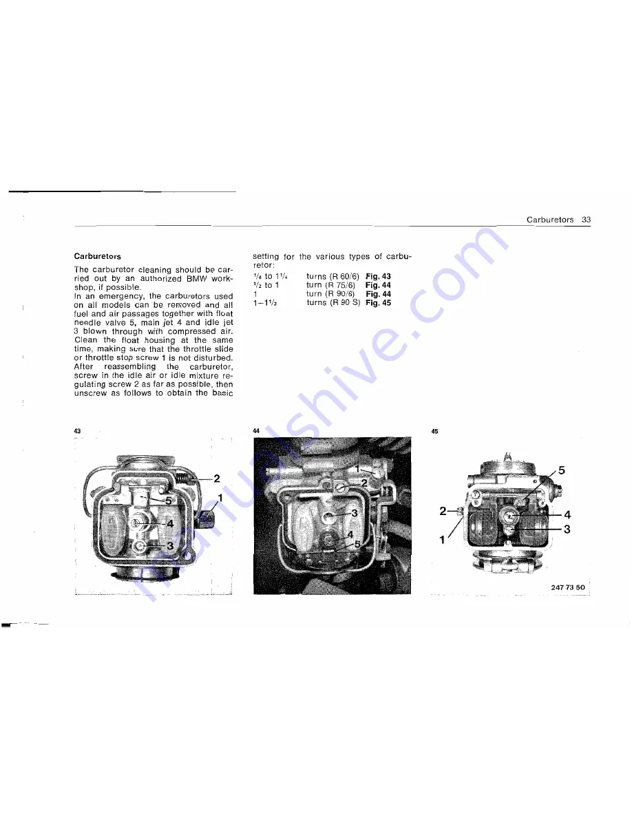 BMW R60/6 Owner'S Manual Download Page 34