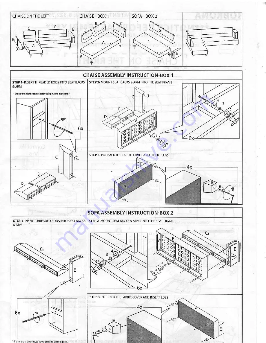 BOBKONA F7609 Assembly Lnstructions Download Page 4