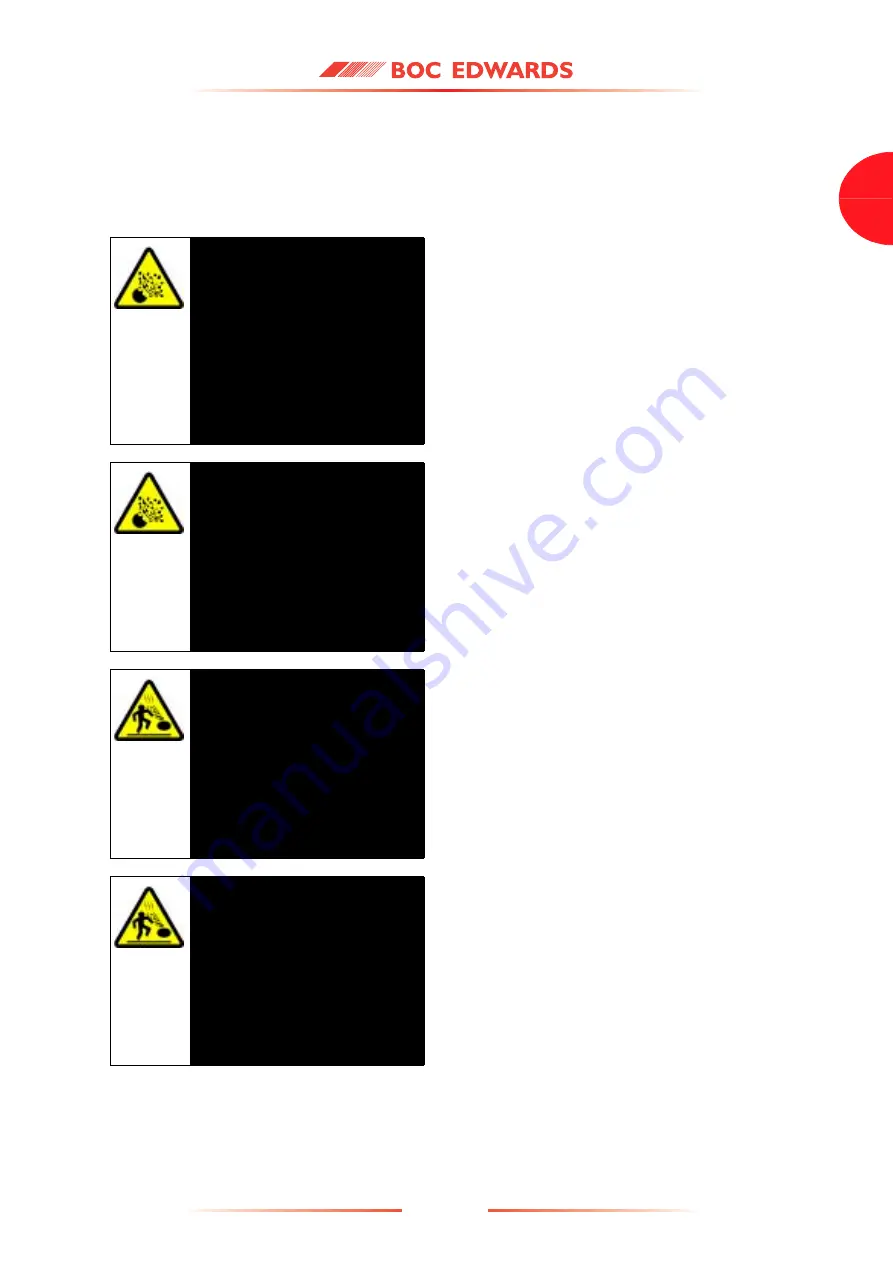 BOC Edwards 18B4B Instruction Manual Download Page 35