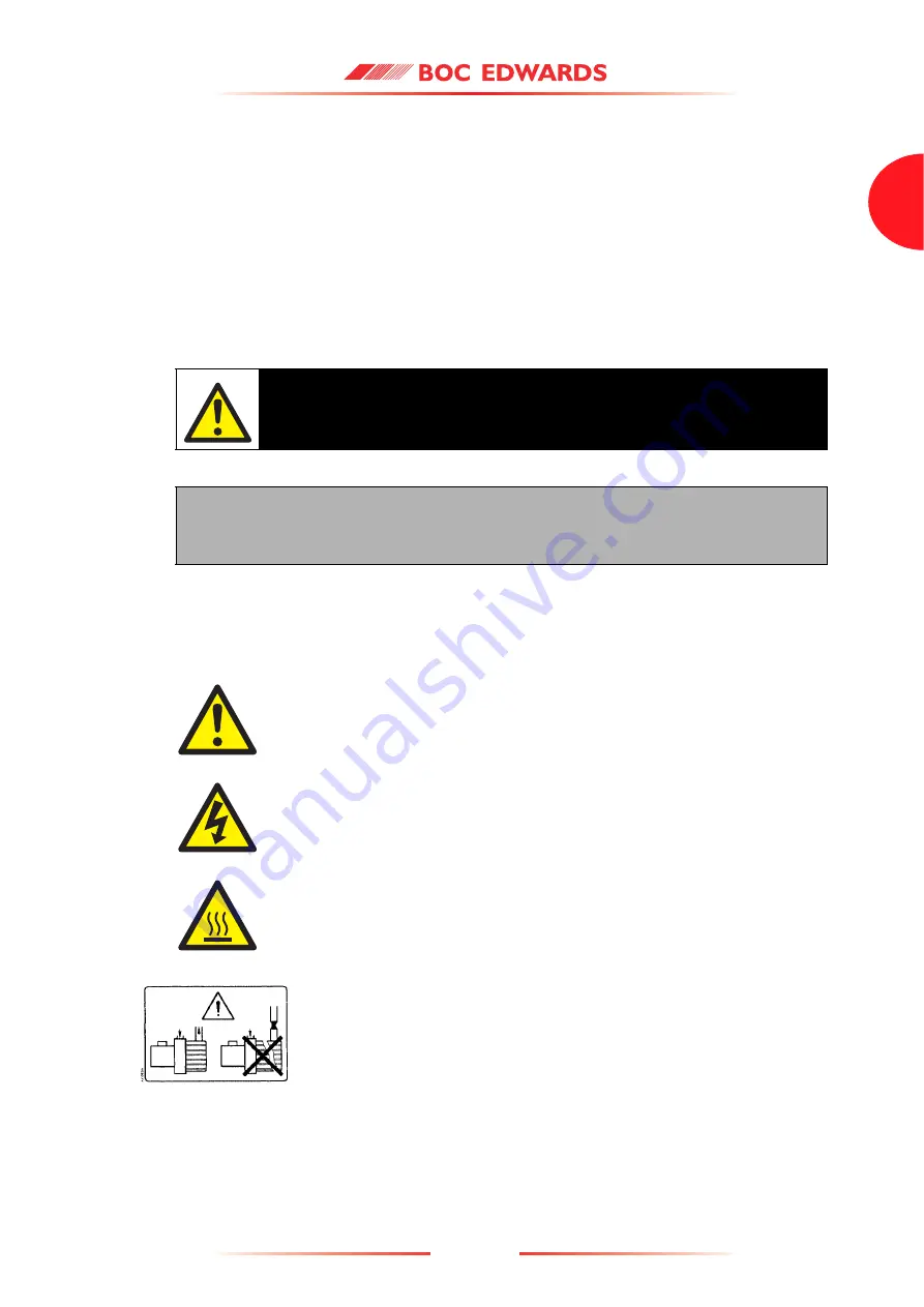 BOC Edwards A343-10-940 Instruction Manual Download Page 7