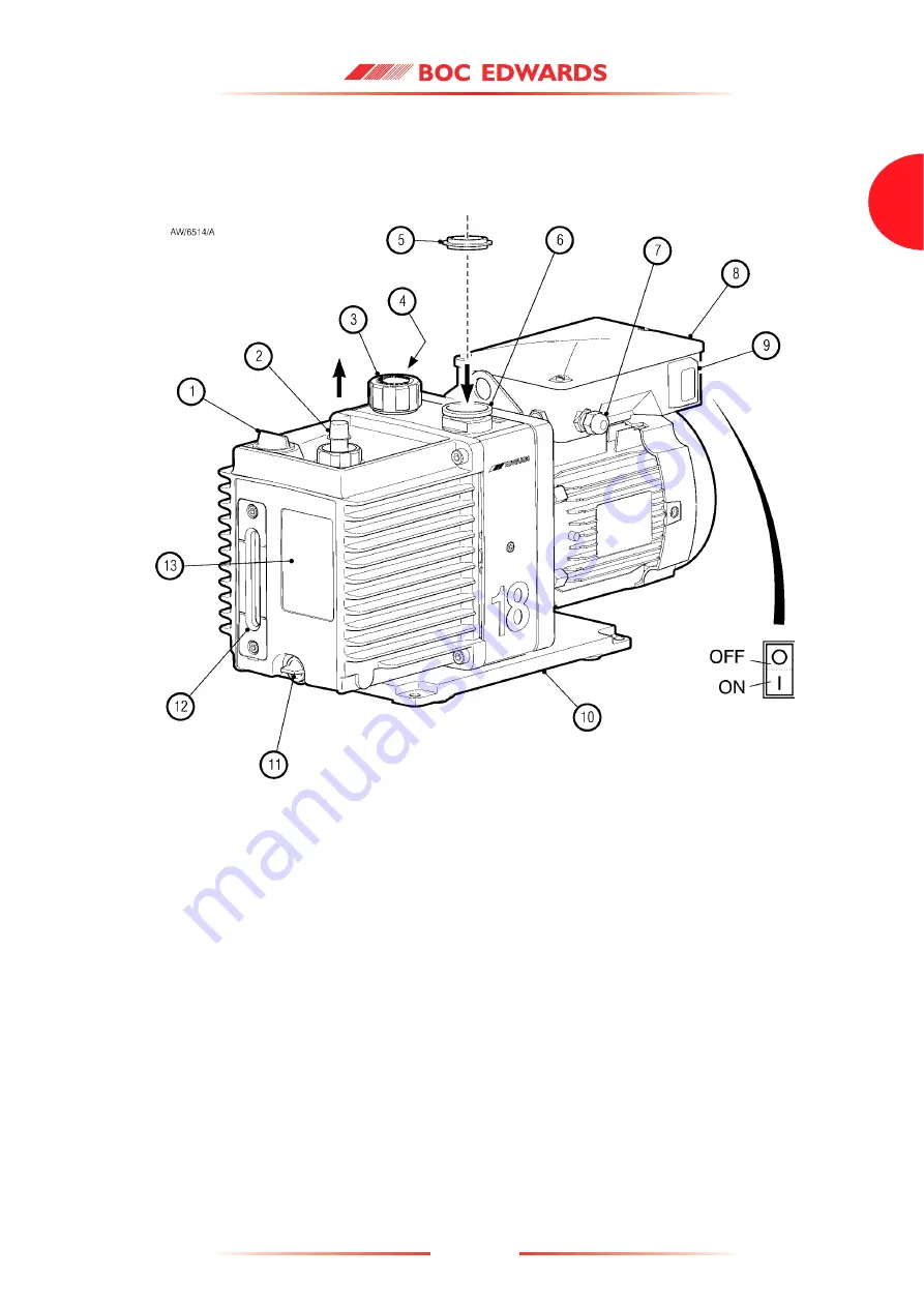 BOC Edwards A343-10-940 Instruction Manual Download Page 9