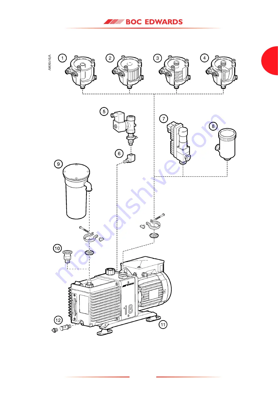 BOC Edwards A343-10-940 Instruction Manual Download Page 47