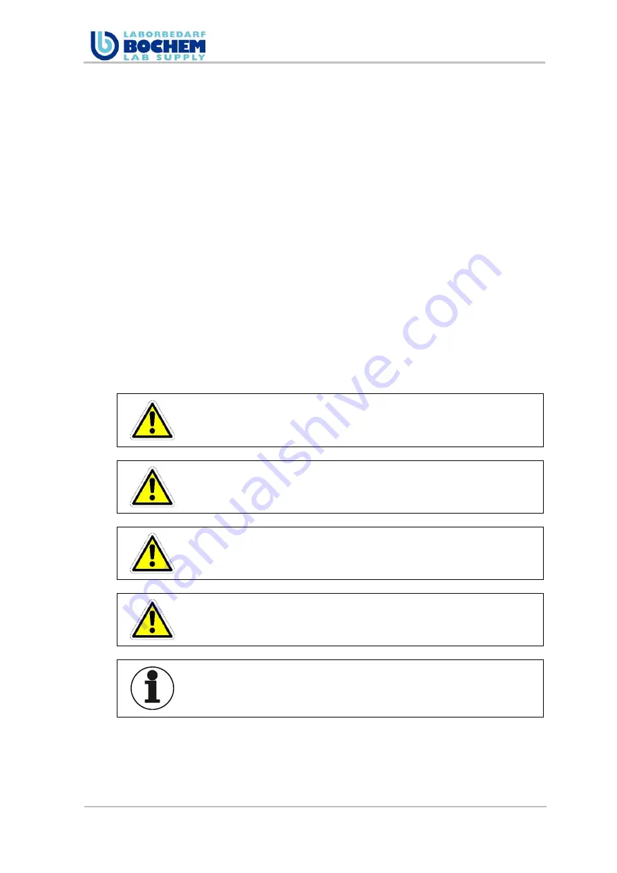 Bochem Instrumente Lift 240 Operating Manual Download Page 6