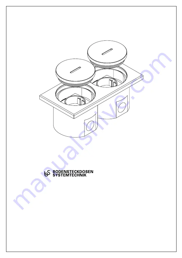 Bodensteckdosen Systemtechnik 76 A-Series Instruction Manual Download Page 22