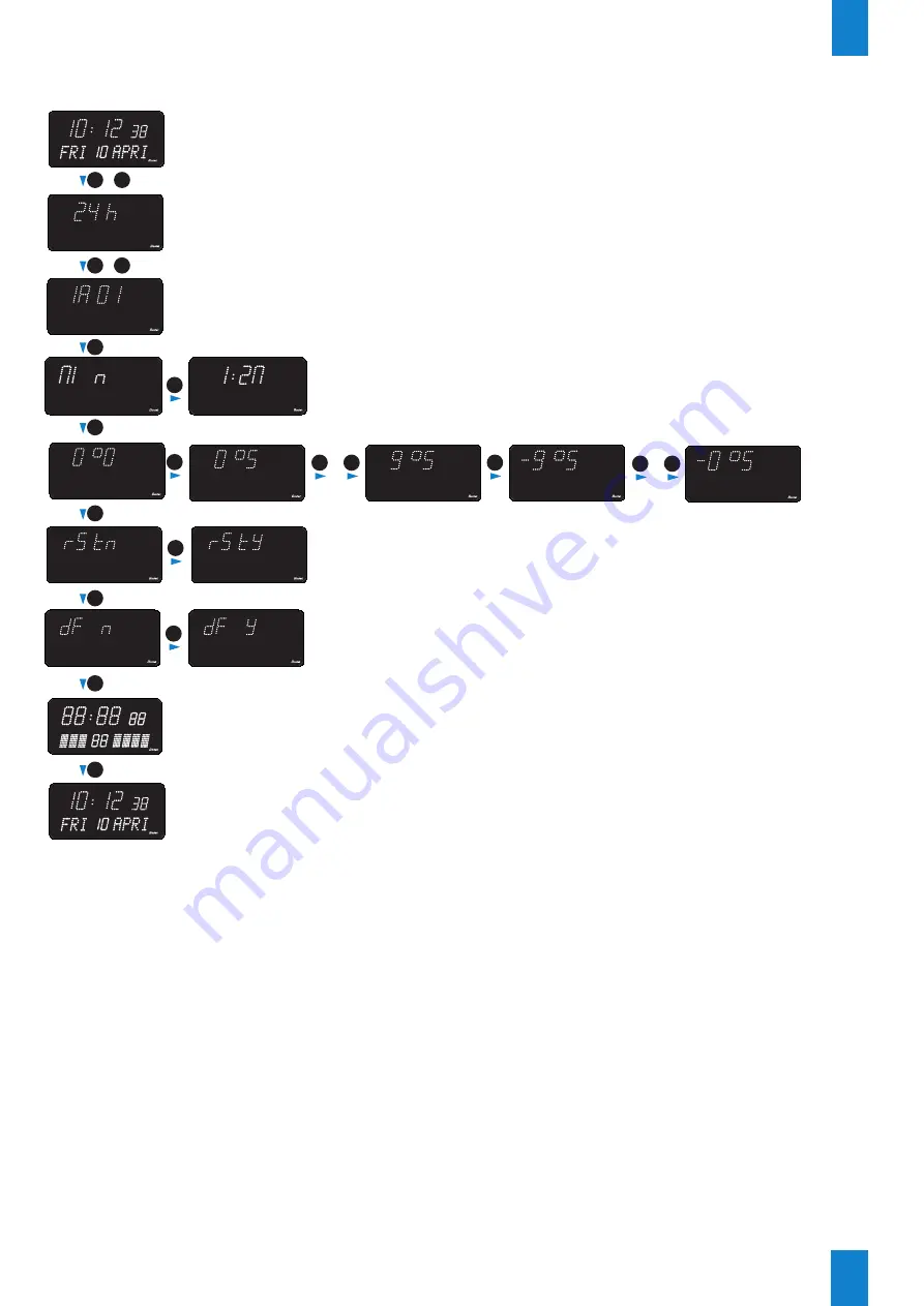 Bodet Style 10 Date Installation And Operation Manual Download Page 43