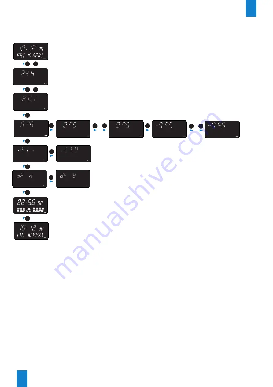 Bodet Style 10 Date Installation And Operation Manual Download Page 44