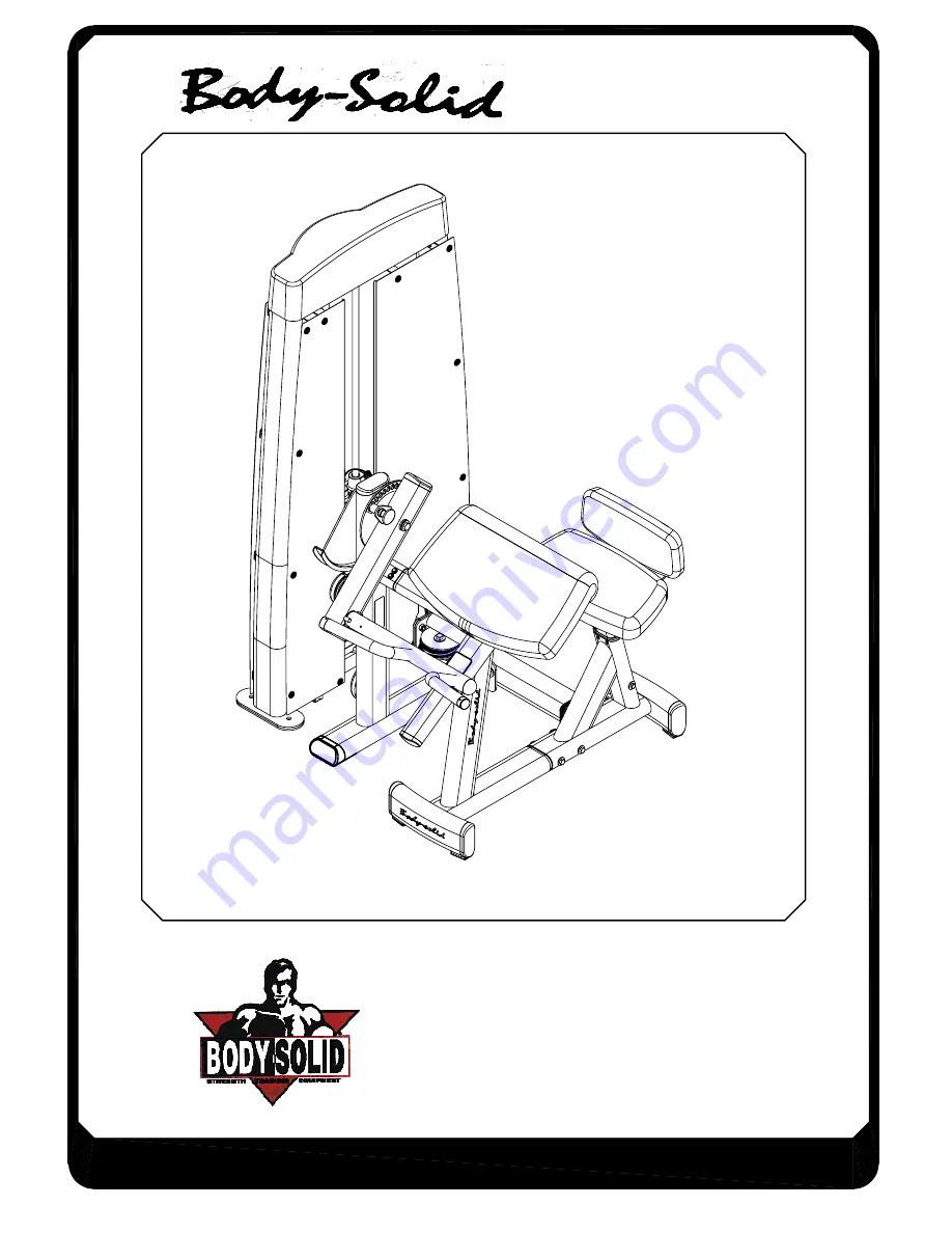 Body Solid DBTC.1 Owner'S Manual Download Page 1