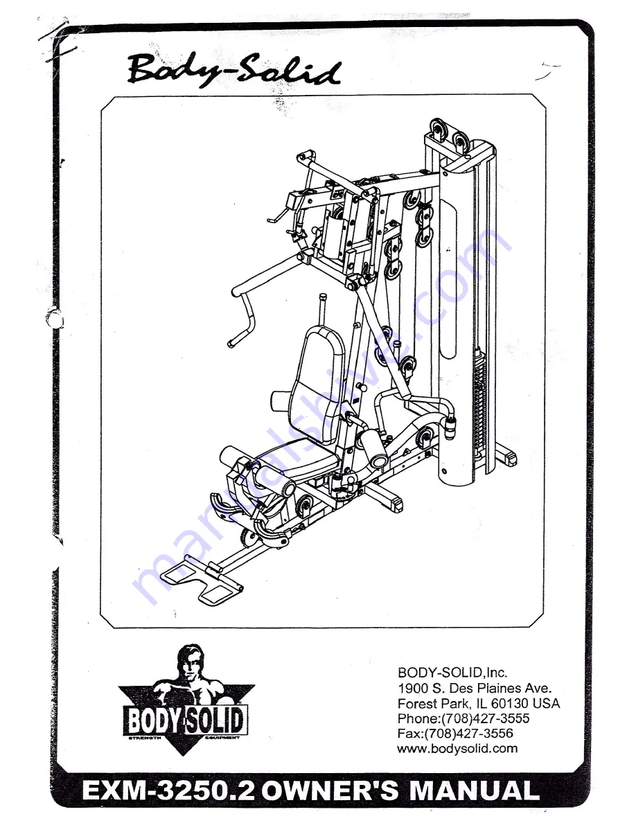 Body Solid EXM-3250.2 Owner'S Manual Download Page 1