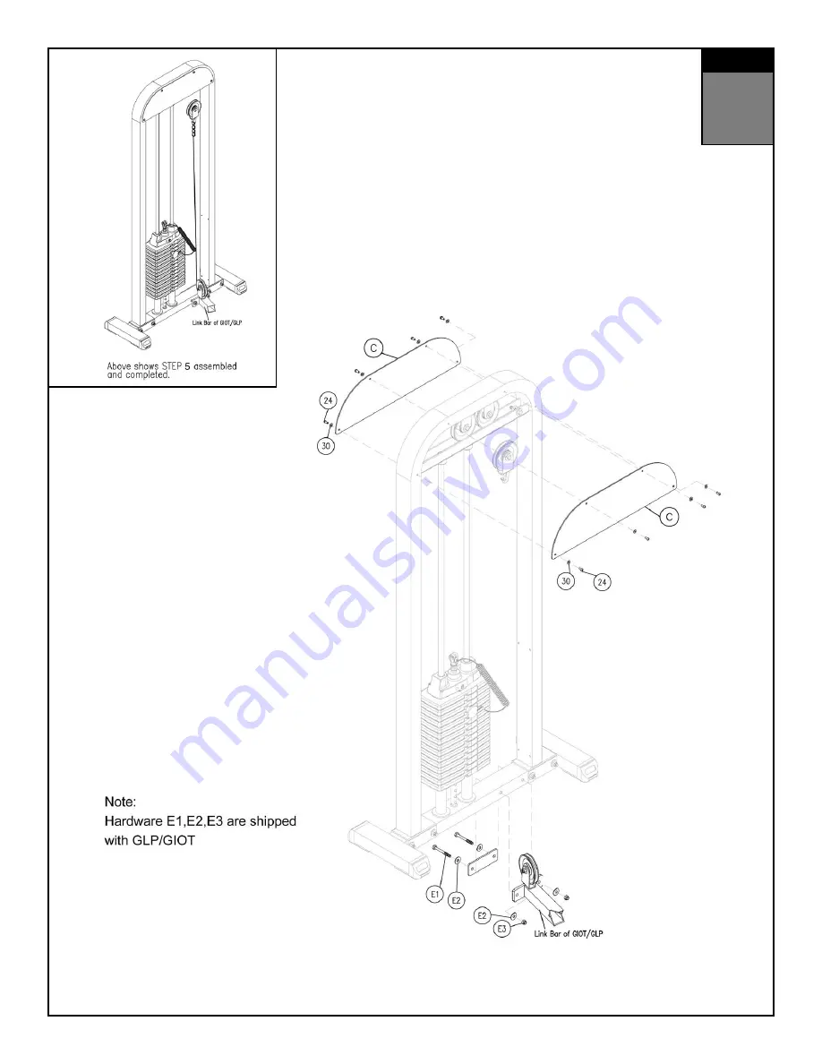 Body Solid G-STACK Assembly Instructions Manual Download Page 11