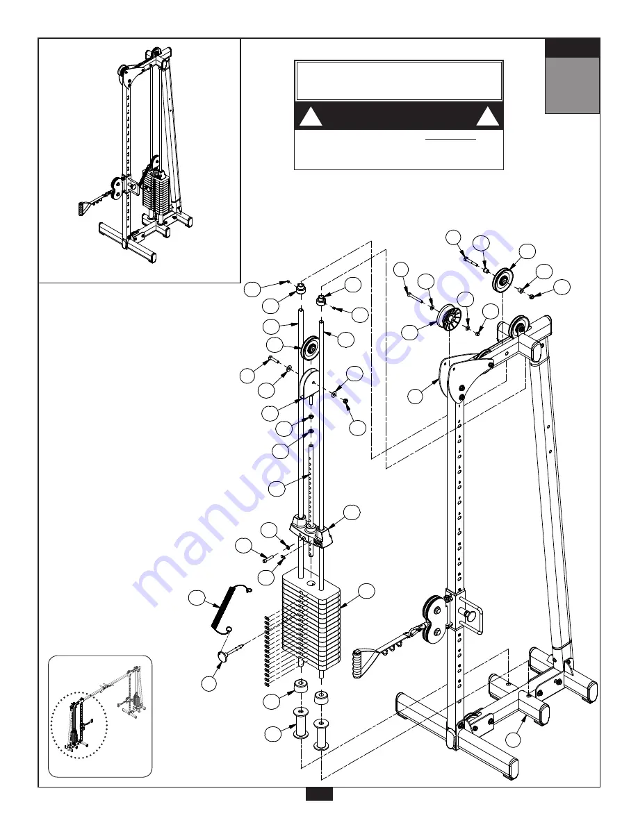 Body Solid GDCC250.1 Скачать руководство пользователя страница 21