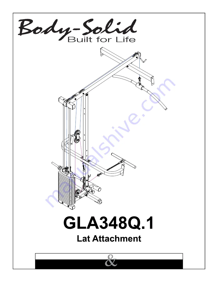 Body Solid GLA348Q.1 Owner'S Manual Download Page 1