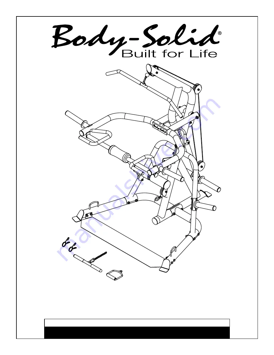 Body Solid GLGS100 Скачать руководство пользователя страница 1