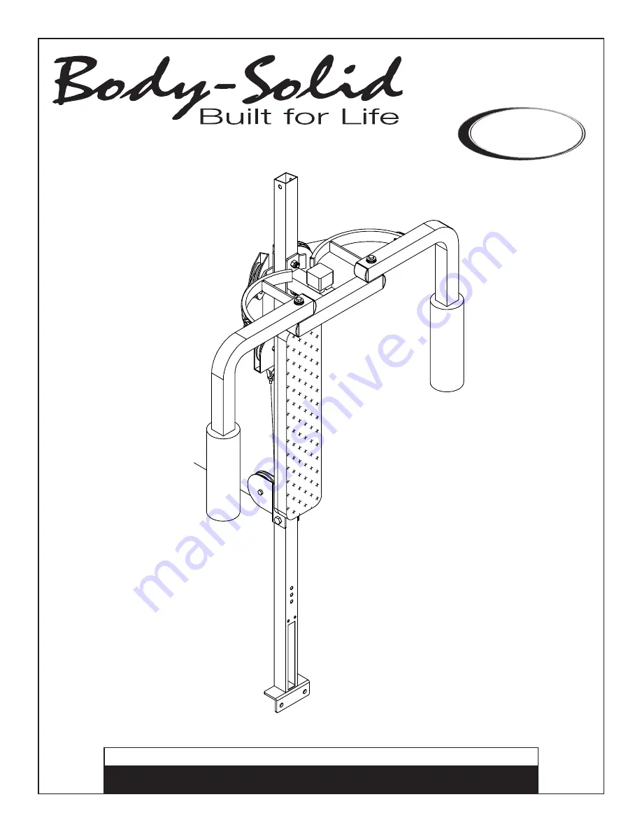 Body Solid GPA-3 Owner'S Manual Download Page 1