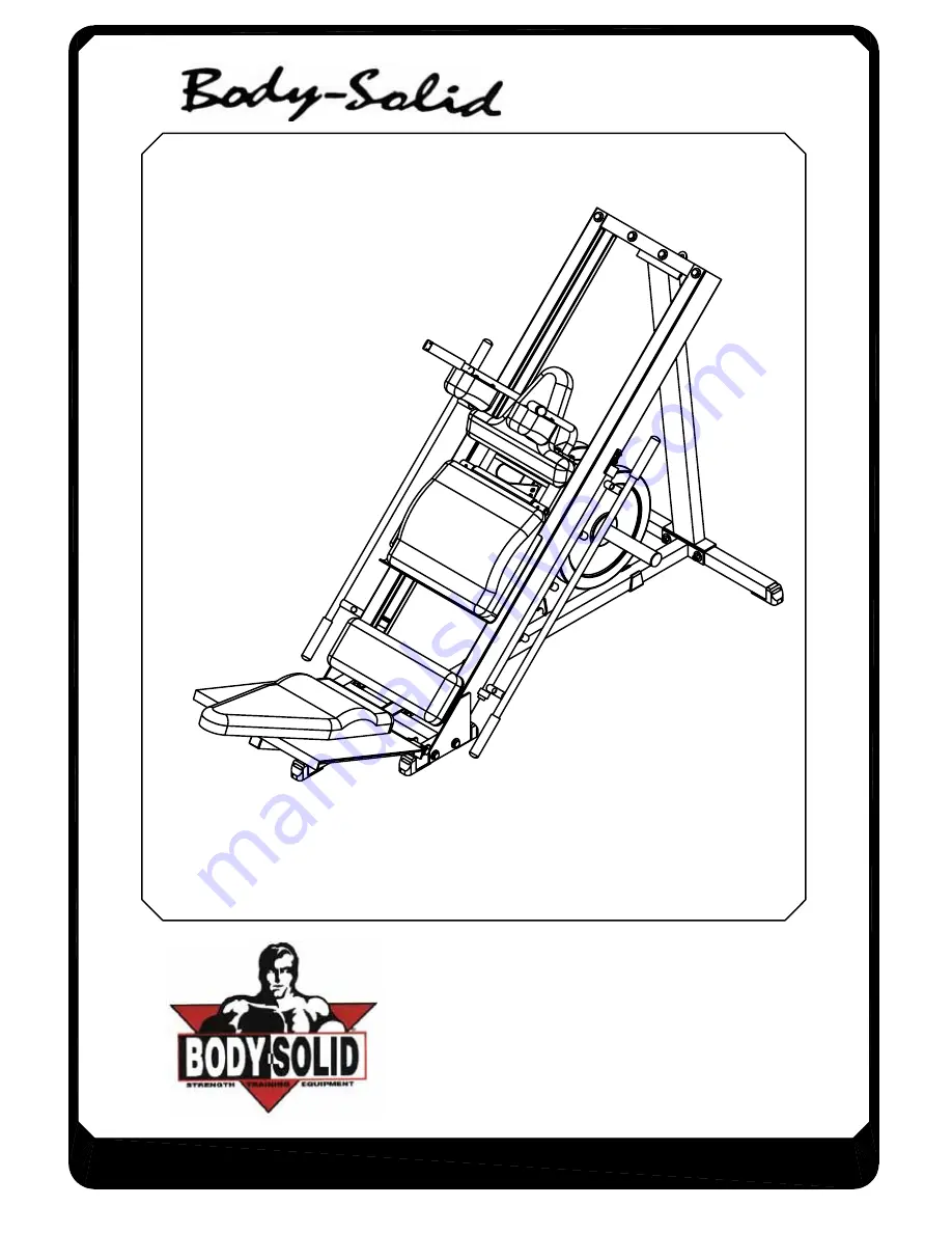 Body Solid LPH-1100.1 Скачать руководство пользователя страница 1