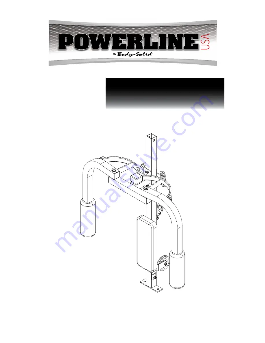 Body Solid Powerline PPA-13X Скачать руководство пользователя страница 1