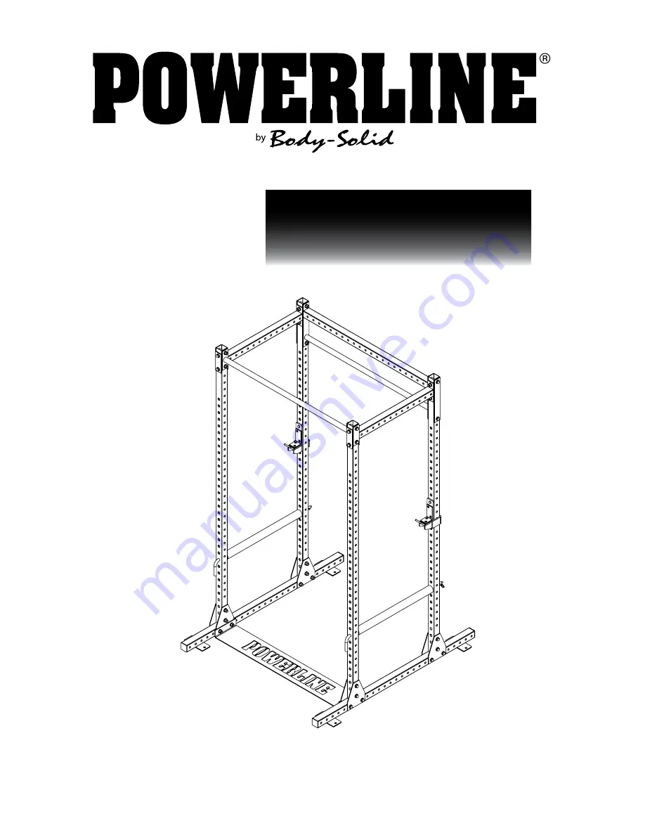 Body Solid Powerline PPR1000 Owner'S Manual Download Page 1