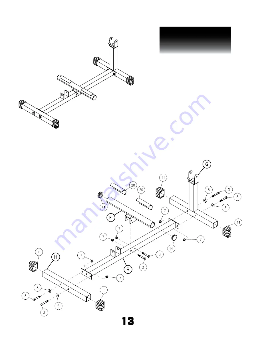 Body Solid Powerline PSC-43X Owner'S Manual Download Page 13