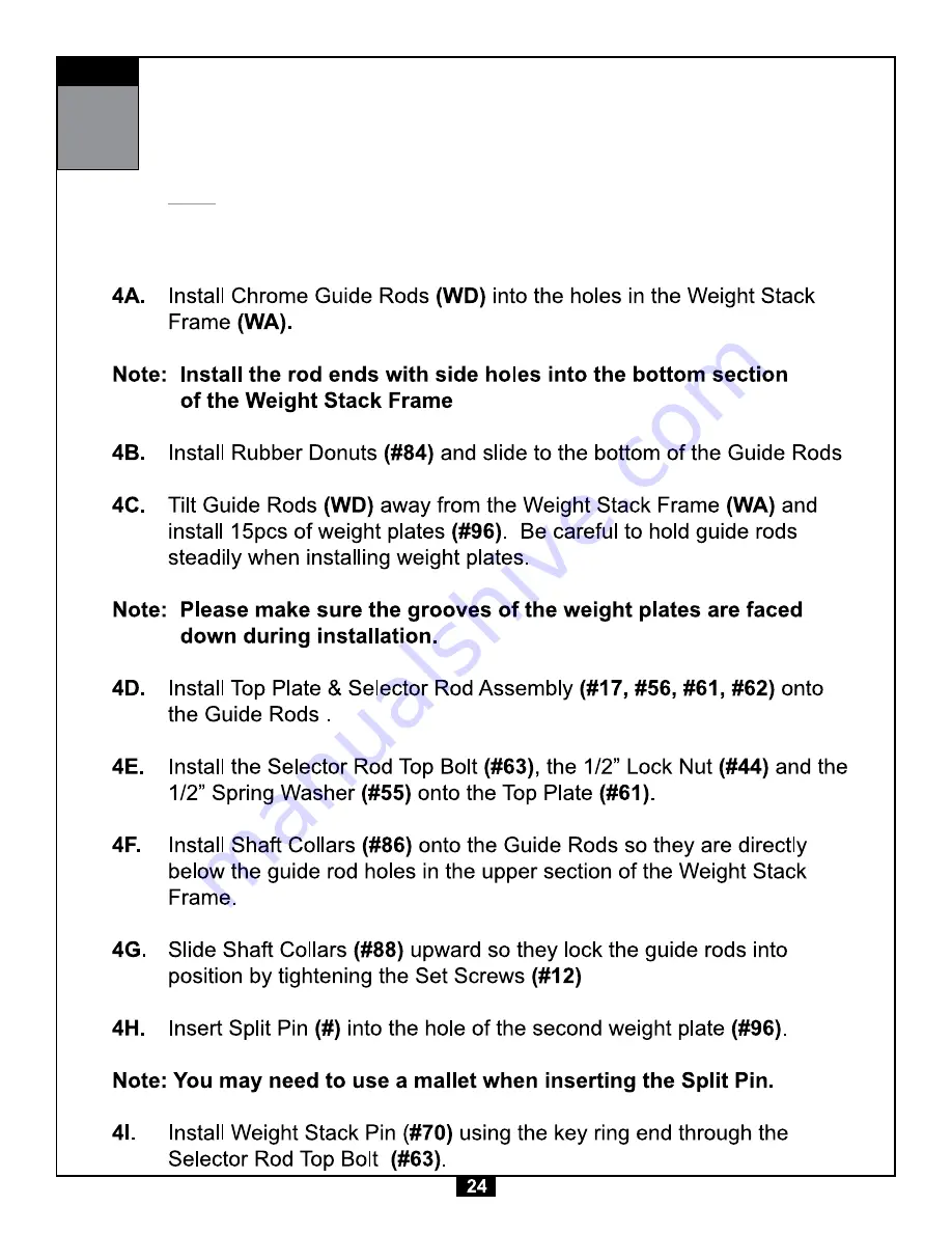 Body Solid S2ABB Owner'S Manual Download Page 26