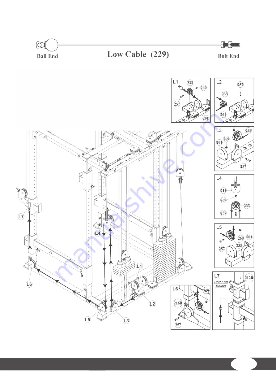 BodyCraft BC-F438 Assembly Instructions Manual Download Page 21