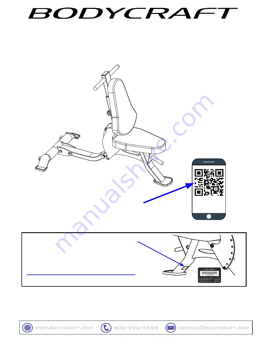 BodyCraft F703 Owner'S Manual Download Page 1