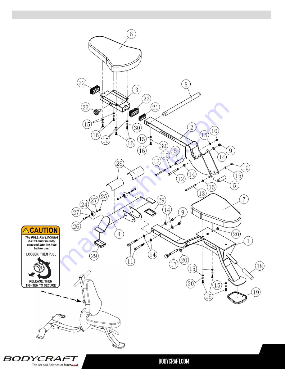 BodyCraft F703 Скачать руководство пользователя страница 11