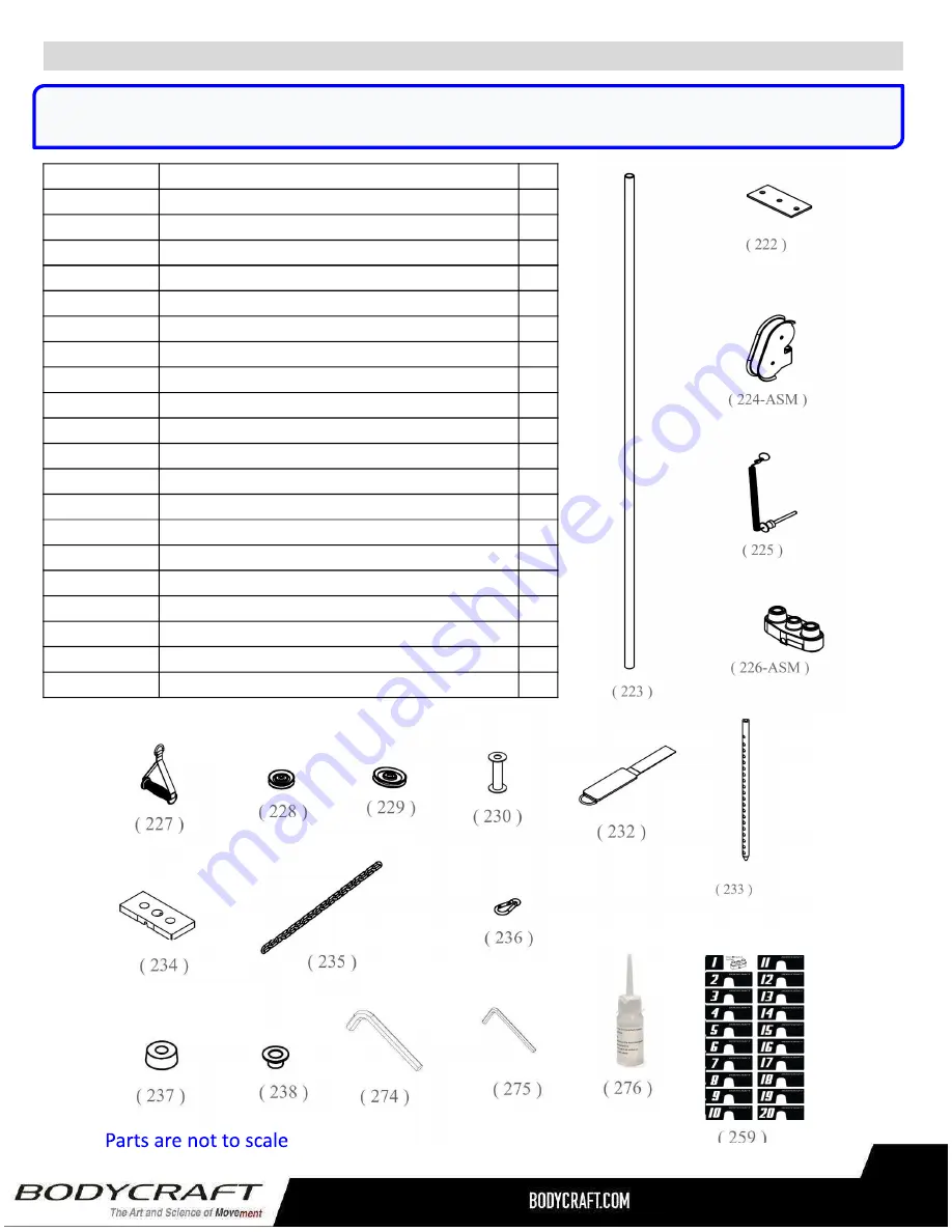 BodyCraft F738 Owner'S Manual Download Page 13