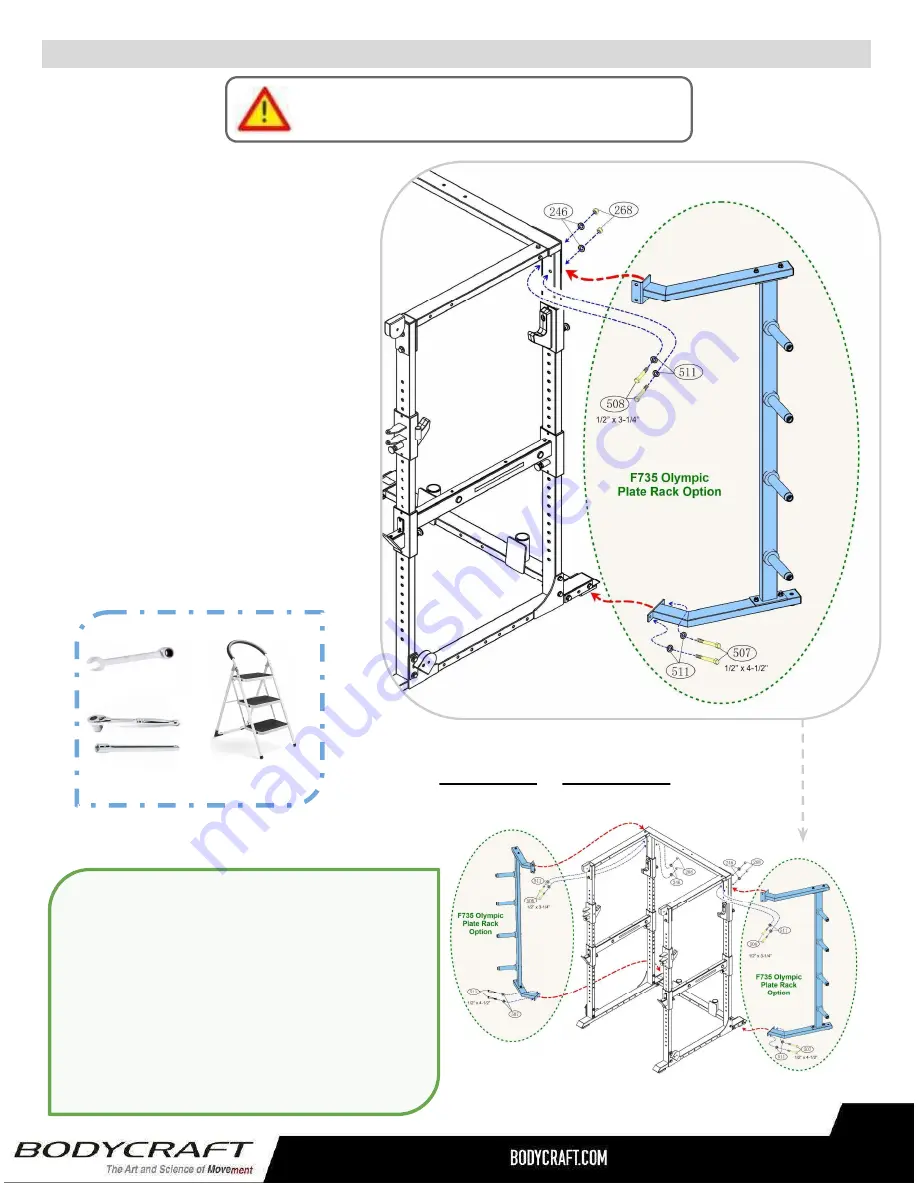 BodyCraft F738 Owner'S Manual Download Page 30