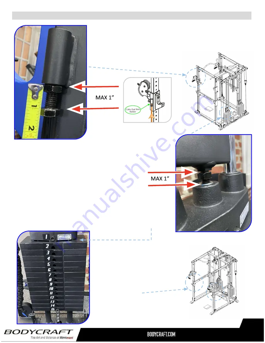 BodyCraft F738 Owner'S Manual Download Page 59